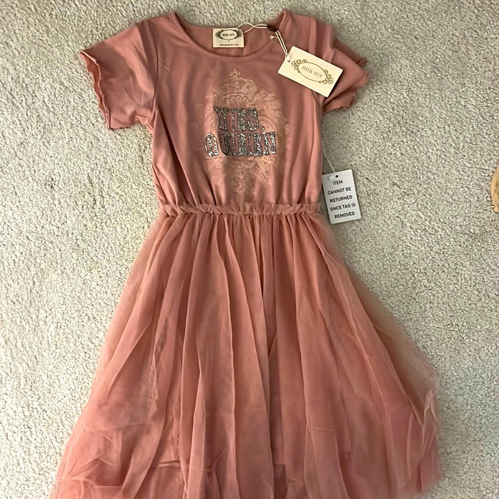 Joyfolie Faya Dress in Blush size 7
